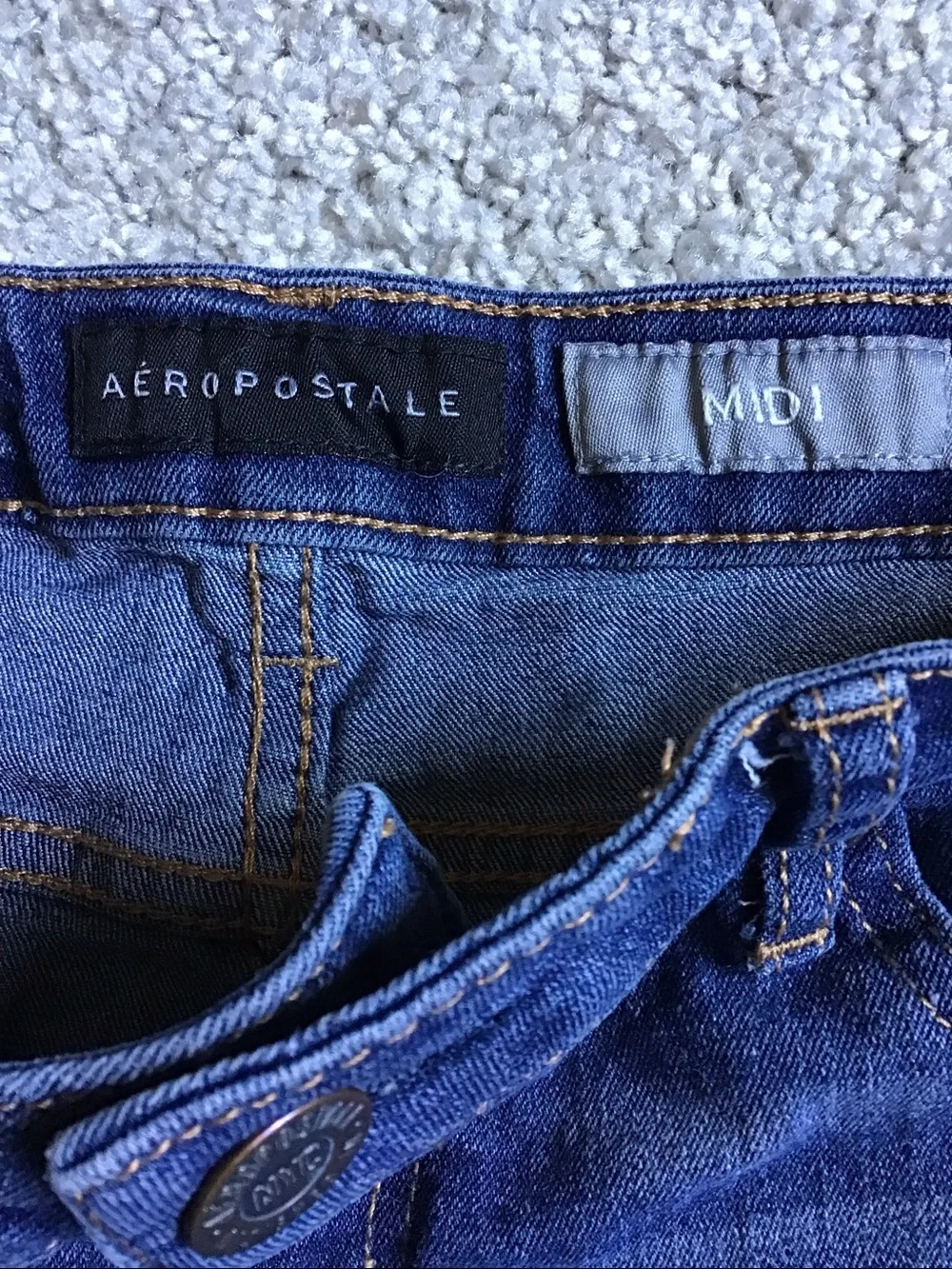 Aeropostale Blue Denim Jean Shorts